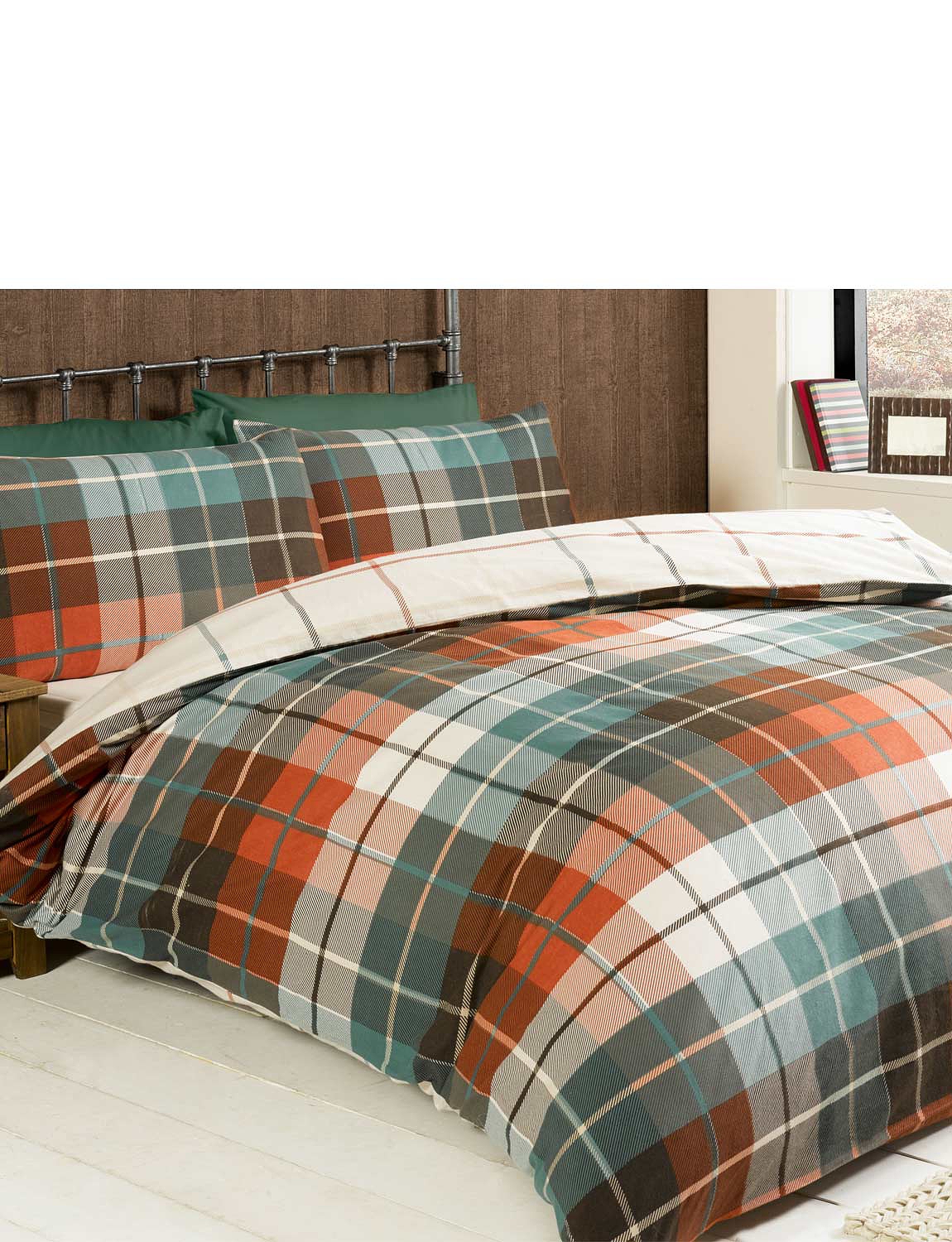 Lomond Flannelette Quilt Cover Set Chums