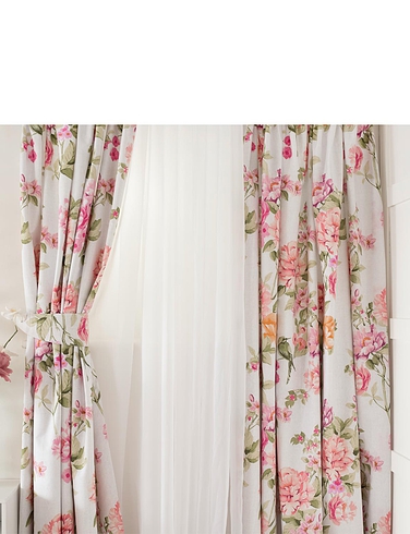 Belledorm Anishka Lined Curtains With Tie Backs