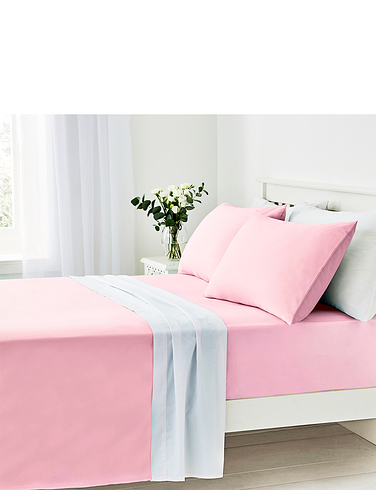 Vantona Easy Care 180 Thread Count Cotton Flat Sheet