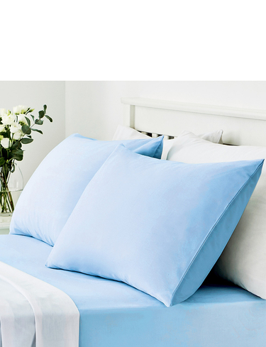 Vantona Easy Care 180 Thread Count Cotton Housewife Pillowcases