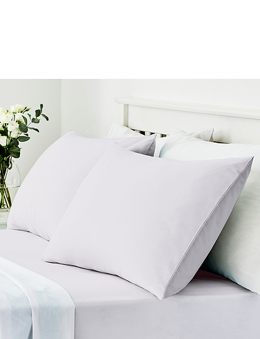 Vantona Easy Care 180 Thread Count Cotton Housewife Pillowcases from Chums