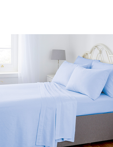 Plain Dyed Napguard Flannelette Fitted Sheet