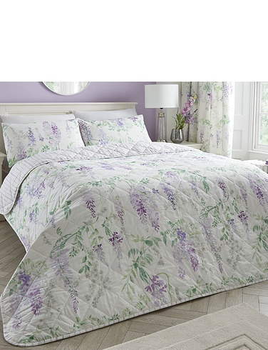 Wisteria Quilted Bedspread