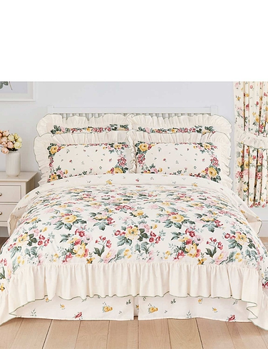 English Flowers Quilt Cover Set