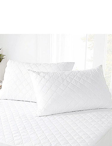 Quilted Pillow Protector Pair