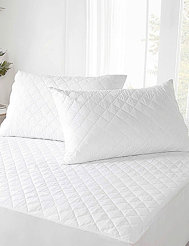 Quilted Pillow Protector Pair