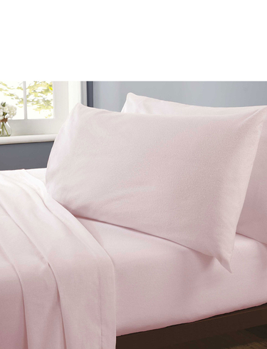 Rapport Home So Soft Microfibre Sheet Set in Pink | Size: Double