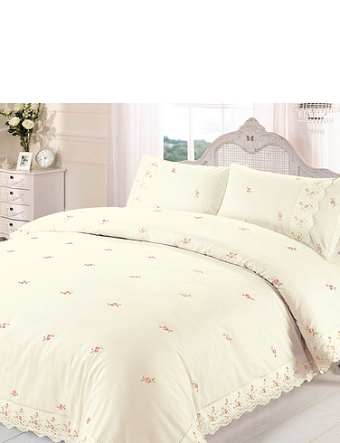 Sophie Embroidered Quilt Cover Set