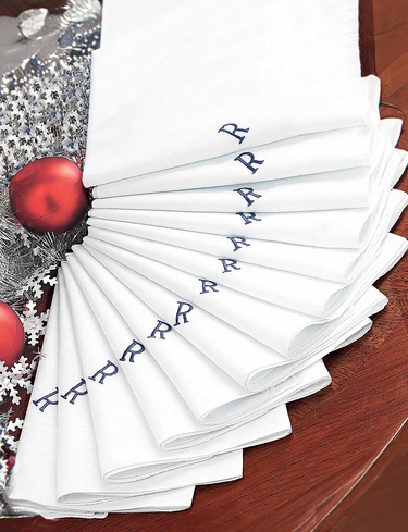 Bakers Dozen Initialled Handkerchief Set