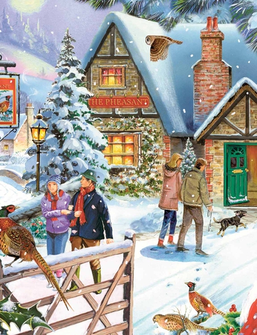 Let it Snow 500 Piece Set 4 Jigsaws