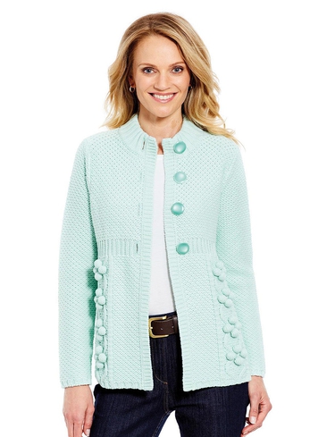 Pom Pom Cardigan