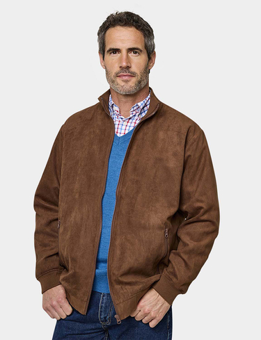 Faux Suede Jacket