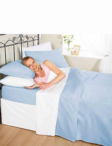 Plain Dyed Napguard Flannelette Sheets and Pillowcases